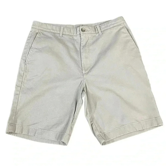 Roundtree & Yorke Bermuda Above the Knee Men’s Gray Flat Front Shorts size 36 - Picture 1 of 8